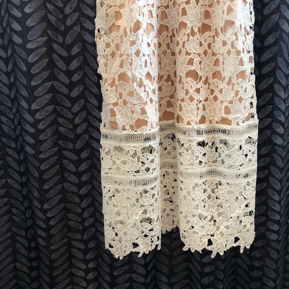 LACE MIDI DRESS - Picture 7 of 8